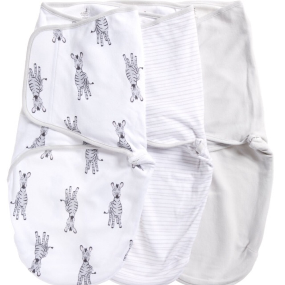 Aden + Anais swaddle wrap set of 3